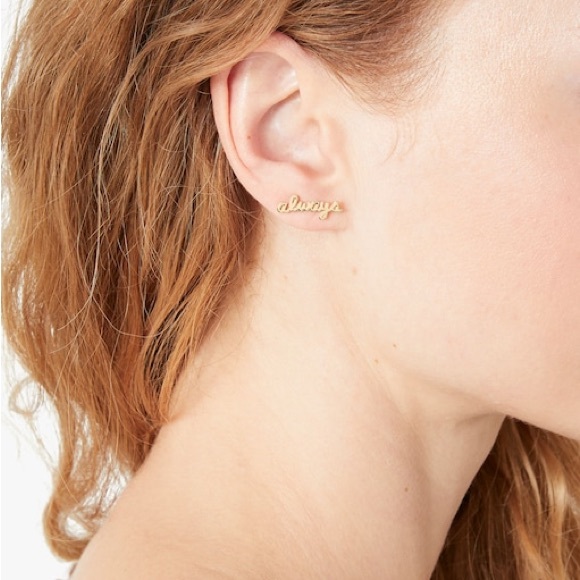 NWT♠️ don’t want to miss! ♠️kate Spade Say Yes “Love Always” stud earrings - Picture 4 of 4